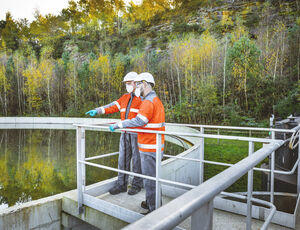 Wastewater treatment plant picture