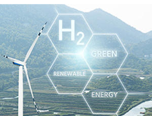 Wind turbine green, renewable, energy