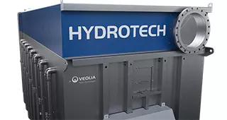 Front view of a Hydrotech Cloth Filter
